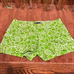 Green shorts casual